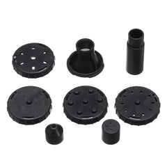 8-in-1 Solar Bird Water Fountain Set 3.5W Circle Floating Pump for Working at Cloudy or Night