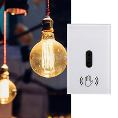 Infrared Human Body Sensor Wall Light Switch Hand Scan Smart Induction Non-contact Waving Control Switch