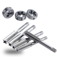 40Pcs Tap Die Set Hand Thread Plug Taps Threading Tool Screw Wrench Dies Kit With Storage Case