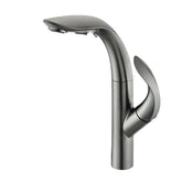 Zinc Alloy Kitchen Sink Pull Out Faucet Single Handle Double Water Modes Cold And Hot Mixer Tap cUPC NSF Certified