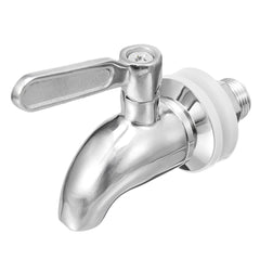 Silver Stainless Steel Faucet Barrel Tap For Drink Beverage Juice Water Coffee With The Switch