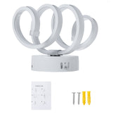9W LED Ceiling Light RGB Speaker Dimmer Wall Lamp Installation Light PC