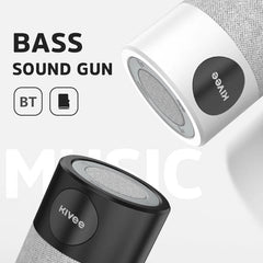 Wireless Bluetooth Speaker Portable Column Hi-Fi Stereo Bass Loudspeaker Colorful Lamp FM Radio IPX5 Waterproof Speakers