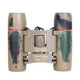 30x60 Camouflage Blue Coated Folding Binocular HD Portable Telescope 126M/1000M