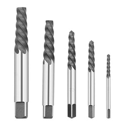 10Pcs HSS EX1-EX5 Damaged Screw Extractor Set and 5/64-19/64 Inch Left Hand Drill Bit Set Easily Remove Stripped or Damaged Screws