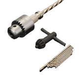 Semi-automatic Mini Hand Drill with 10 Twist Drills 0.3-4.0mm Reamer Pinhole Hand Drill