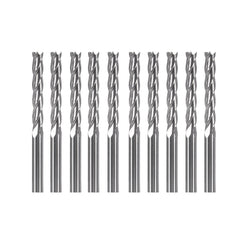 10pcs 3.175*22mm 4 Flutes Milling Cutter Carbide End Mill CNC Cutting Tool