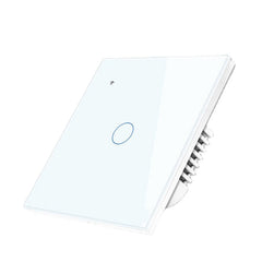 WiFi+RF433 Smart Light Touch Switch 1Gang EU Wireless Remote Control Works with Alexa Google Home