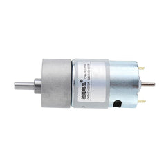 DC 12V 190rpm Gear Motor Double Shaft DC Motor