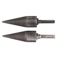 Hex Shank/Square Handle Firewood Splitting Drill Bit Wood Cone Drilling Tool Kit