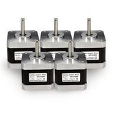 5pcs Two Phase Stepper Motor 40mm 3.6kg.cm 1.7A