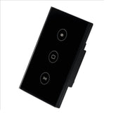Smart Wifi US Curtain Switch Voice Control Work with Alexa Google home WF-CS01 AC 100-240V 2.4 GHz