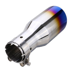 54mm-76mm Car Rear Exhaust Pipe Tail Muffler Tip Round Stainless Steel Universal