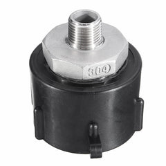 Water Tank Adapter Stainless Steel Male Coarse Thread Quick Connect Hose Pipe Tap Replacement Valve Fitting Parts