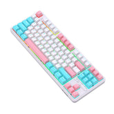 87 Keys 3 Mode Bluetooth Gaming Mechanical Keyboard RGB Backlit Wireless Keyboards Hot Swappable Ergonomic for Win/MacOS/iOS/Andriod