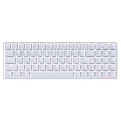 Mechanical Gaming Keyboard Translucent Keycaps Triple-Mode With Musical Rhythm RGB Backlit