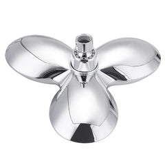 106 Nozzles Angle Adjustable Waterfall Rainfall Shower Heads Chrome Plated Trident Shape Head