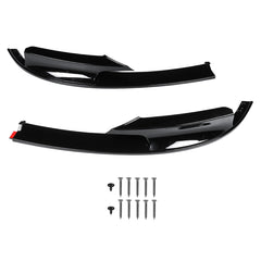 2pcs Front Bumper Protector Cover Lip for BMW F30 3 Series M Style 2012-2018 Front Bumper Only for Sports Version
