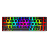 Mechanical Keyboard 68 Keys USB Type-C Wired Blue/Brown/Red Swtich Colorful RGB Backlit Gaming Keyboard for Home Office Gaming Typing