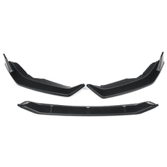 Matte Black Front Bumper Lip Body Kit Spoiler
