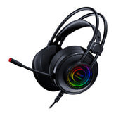 Gaming Headset Virtual 7.1 Channel 50mm Driver Unit RGB Light High Sensitivity Microphone Headphone for PC