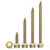 M5.5 External Hexagon Self Drilling Screw Color Zinc Plated Length 19-125mm