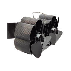 8.9inch 6 Blades Twin Stove Fan Silent Fireplace Fan 1450RPM Winter Warm Heater Powered Fan