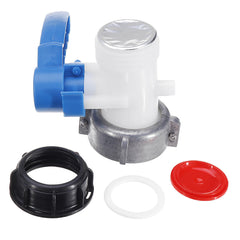 Universal Hose Connector Tap Shut Off Garden Accessories Coarse Thread Tote Tank Adapter Butterfly Valve Fitting Parts for Home