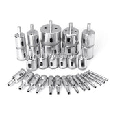 8/14/15/16/30Pcs 6mm-70mm Diamond Coated Drill Bit Set Tile Marble Glass Ceramic Hole Saw Drilling Bits For Power Tools