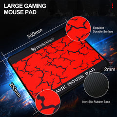 4-in-1 Keyboard Mouse Headset Mouse Pad Set Gaming Kit