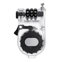 Retractable Steel Wire Cable Lock 3 Digit Combination Bicycle Laptop Luggage Security 116cm