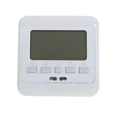 Digital Thermostat Weekly Programmable 16A 230V AC Wall Floor Thermostat With Sensor Cable Room Heat