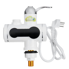 Electric Hot Water Faucet Instant Heating Kitchen Instant Water Heater Stainless Steel Heating Dual Purpose Faucet220V