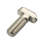 10Pcs M8 40 T-Bolt Carbon Steel European Standard Screws
