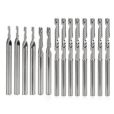 Tungsten Carbide Flute Mill 3.175mm Shank Spiral Milling Cutter Engraving Bit