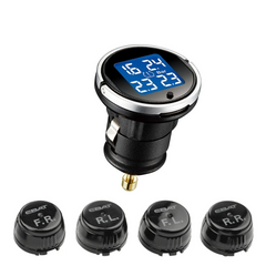 4-sensor Wireless TPMS LCD Tire Pressure Monitor System
