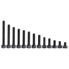 260Pcs M3 12.9 Grade Carbon Steel Hex Socket Cap Head Screw Bolts Assortment Set