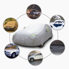 Waterproof Large Full Car Cover Heavy Duty Breathable Snow UV Dust Protection
