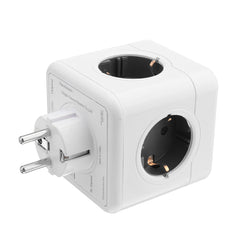 Grey Charging Dock Original PowerCube Socket EU Plug 5 Outlets Adapter 16A 250V 3680W Power Cube