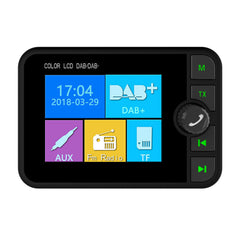 2.4 inch Color Screen Car DAB Digital Receiver DAB+Radio with Handsfree Bluetooth Kit and Music Play USB Charging