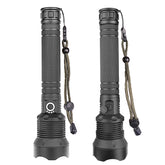 LED 3 Modes USB Rechargeable Telescopic Zoom LED Flashlight 18650/26650