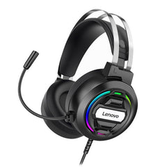Headphone 7.1 RGB Light Heavy Bass 50mm Loudspeaker Gamming Wired Headphones wtih Adjustable Microphone