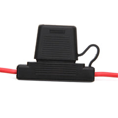 Large Blade Inline Car Fuse Holder Waterproof 10 AWG Gause with 30AMP Fuse