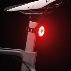 LED Cycling Rear Warning Light 5 Modes USB Rechargeable Waterproof Bike Tail Light