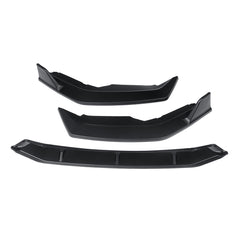 Matte Black Front Bumper Lip Body Kit Spoiler