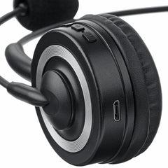 Wireless Headset Single-ear On-ear Business 3D Stereo Noise Cancelling Telephone Operator With Microphone
