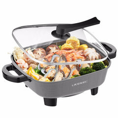 Electric Skillet 5.5L 1800W 5Gear Knob Control Hot Pot Non-Stick Pot from Ecological Chain