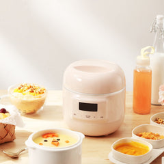 Slow Cooker with Timer 200W 800ml Mini Slow Cooking Machine for Entrees Sauces Stews