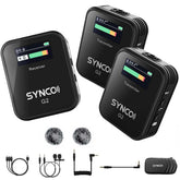 Microphone G2A1 G2A2 Wireless Lavalier Mic System for Smartphone DSLR Camera Realtime Monitoring 70M Transmission