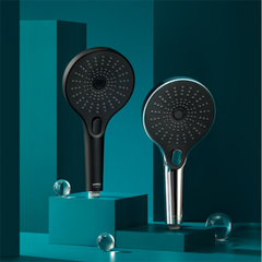 Bathroom Shower Faucets Lift Bar Rain Set Three-Stage Water Boost Big Outlet